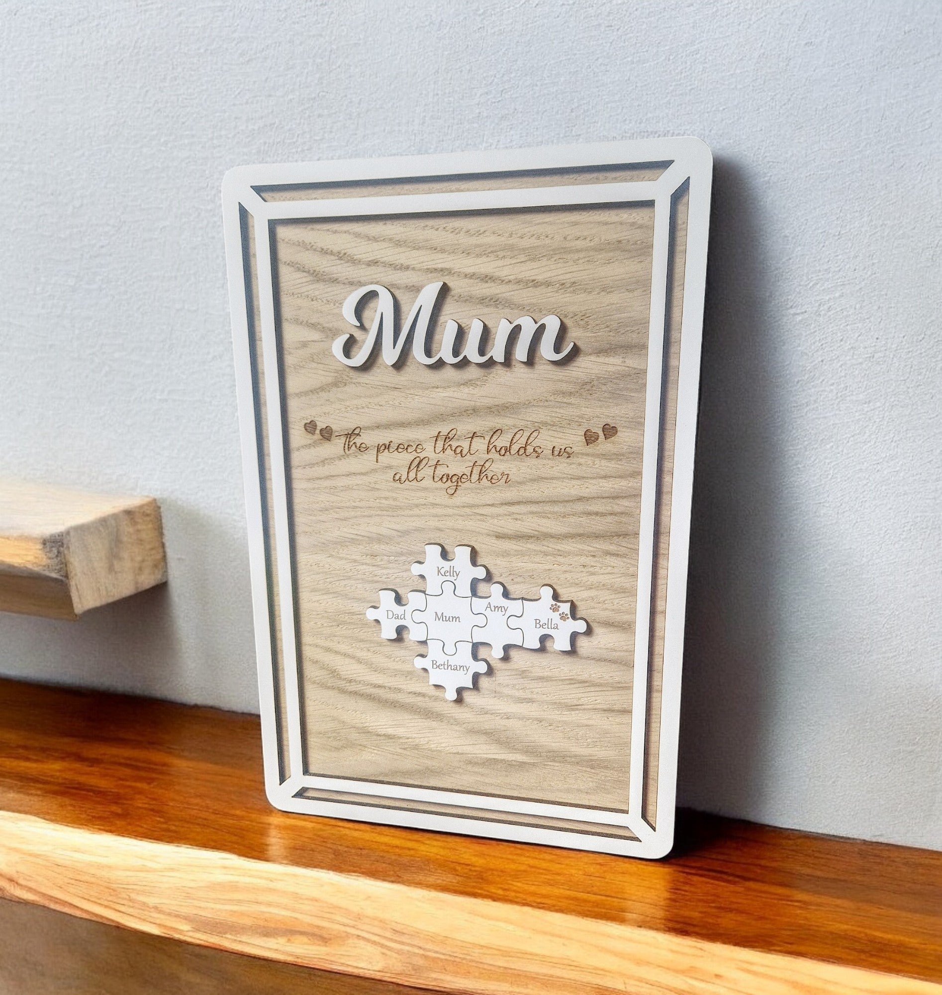 The piece that holds us together mothers day gift