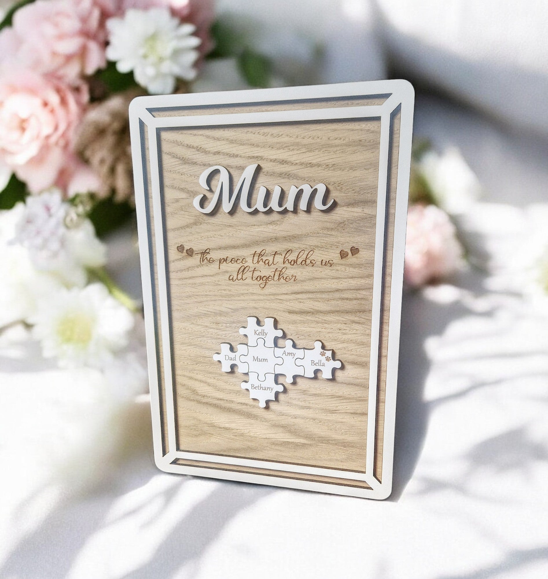 The piece that holds us together mothers day gift