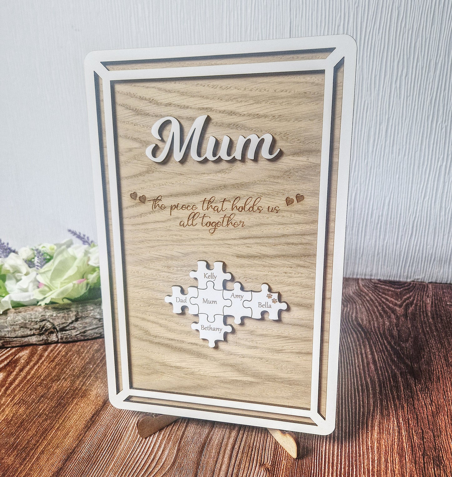 The piece that holds us together mothers day gift