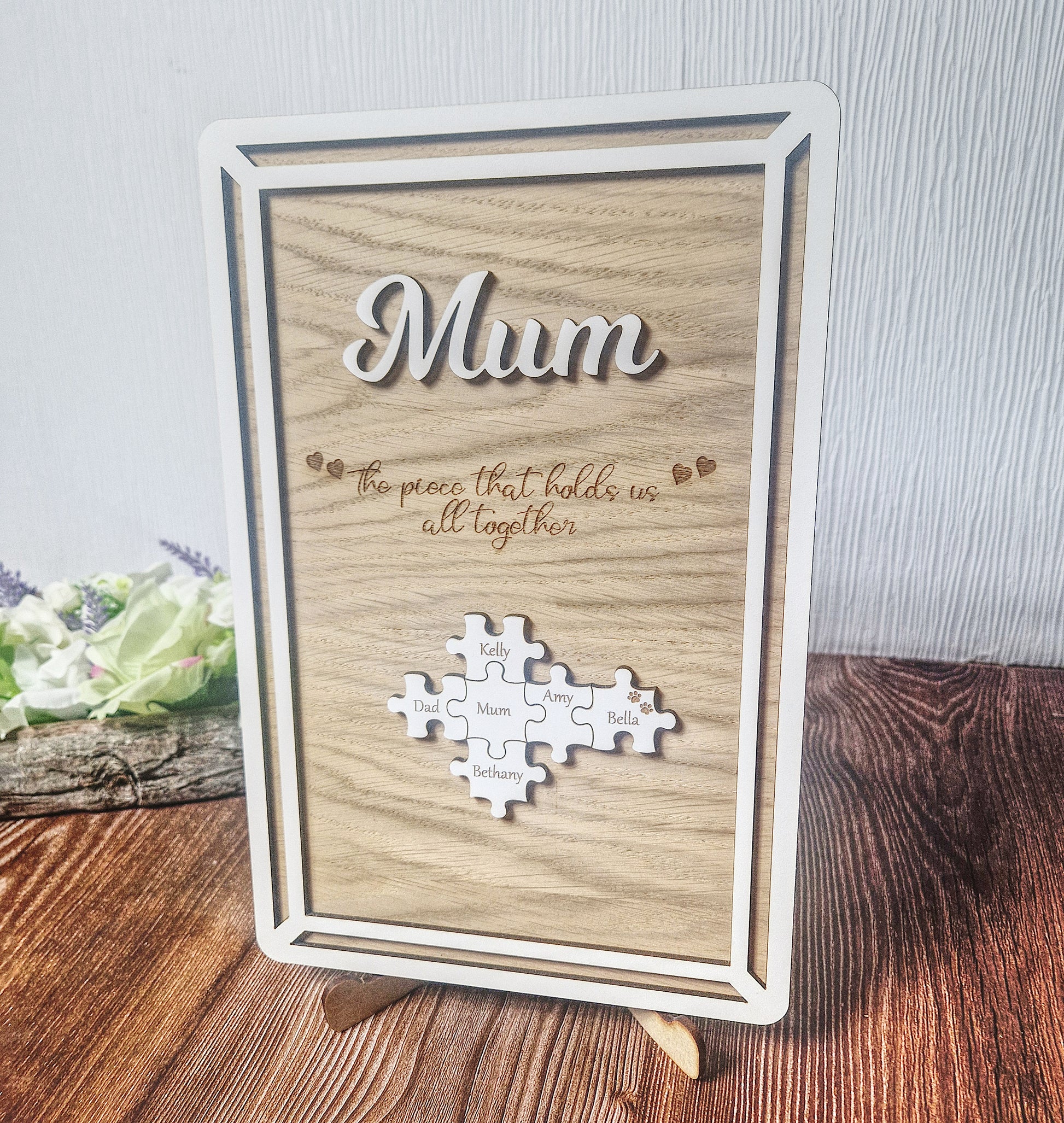 The piece that holds us together mothers day gift