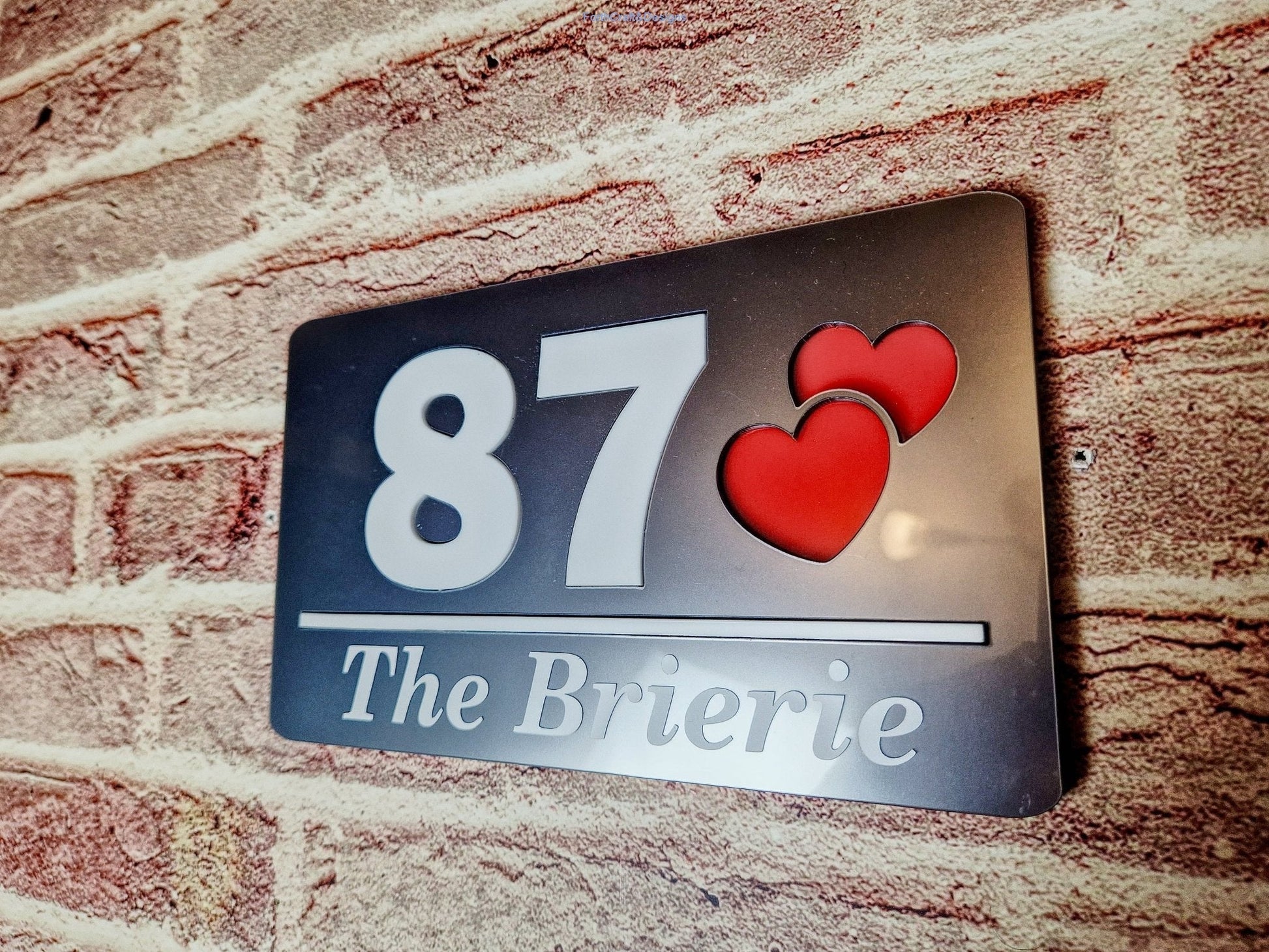 Personalised door number
