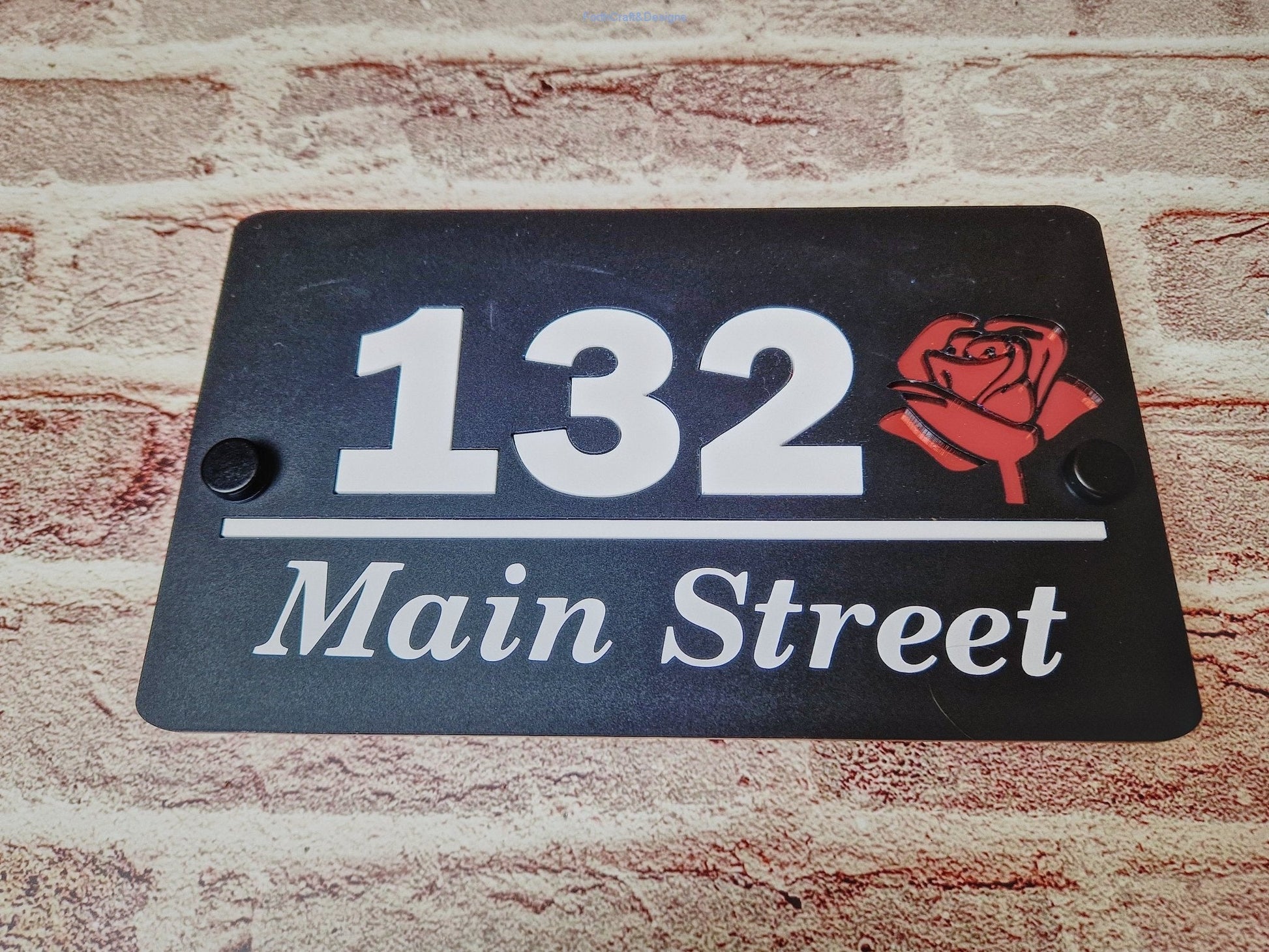 Personalised door number