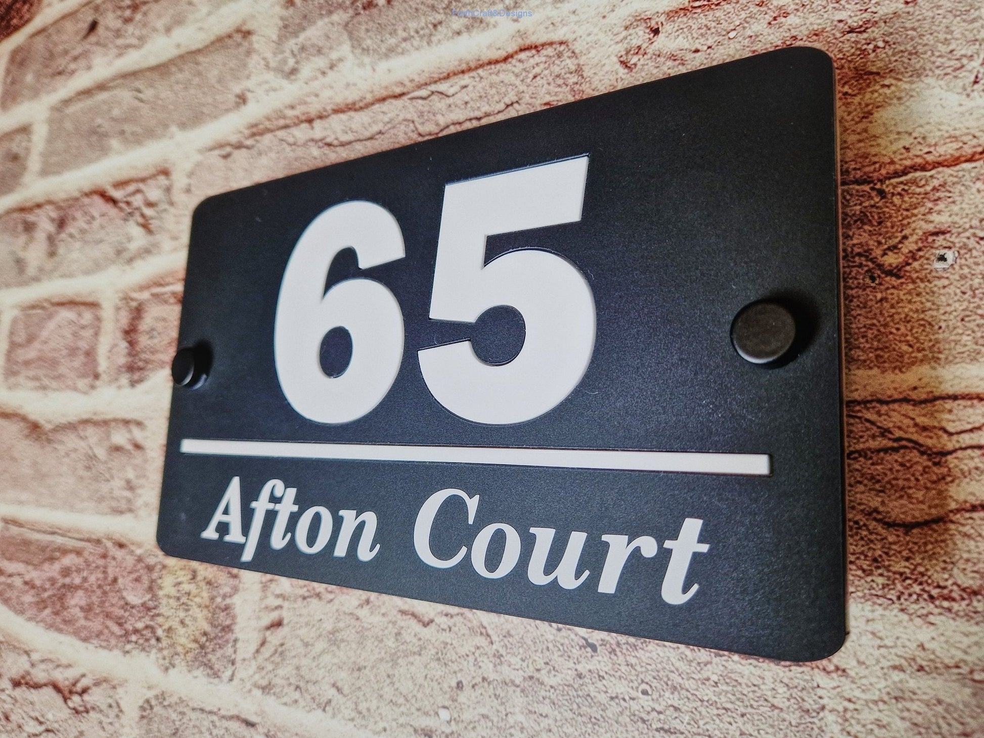 Personalised door number