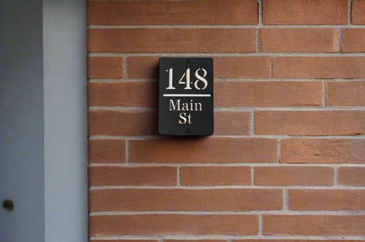 Personalised Door number plaque,