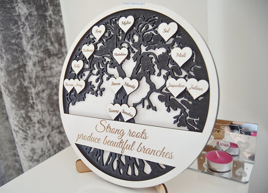 Personalised Family Tree-Forth Craft and Designs