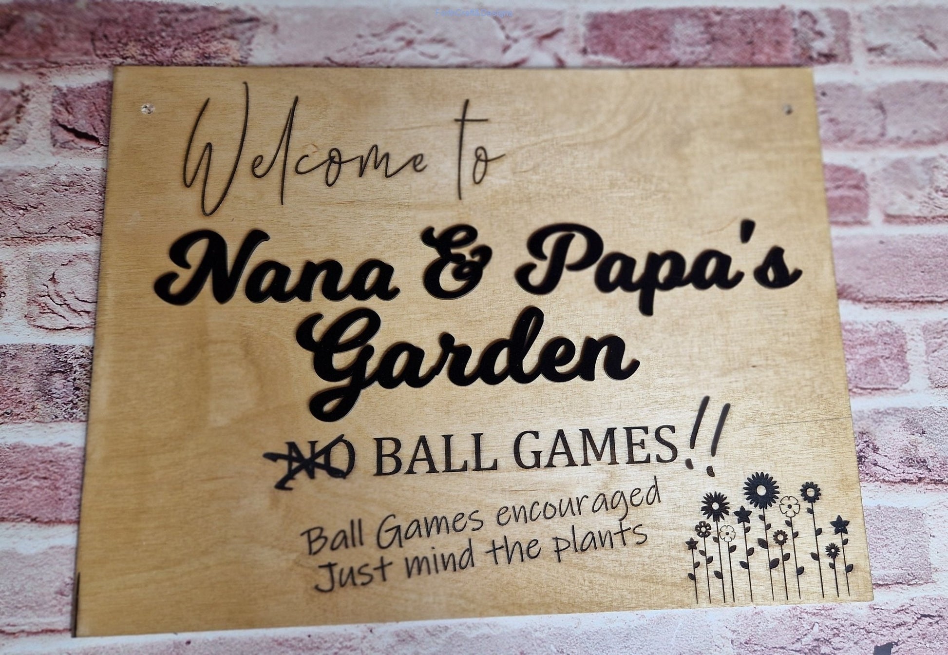 Personalised Garden Sign