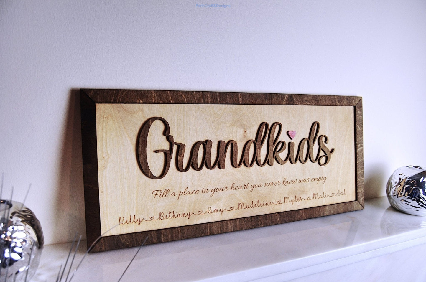 Personalised Grandkids sign