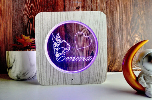 Personalised LED night light