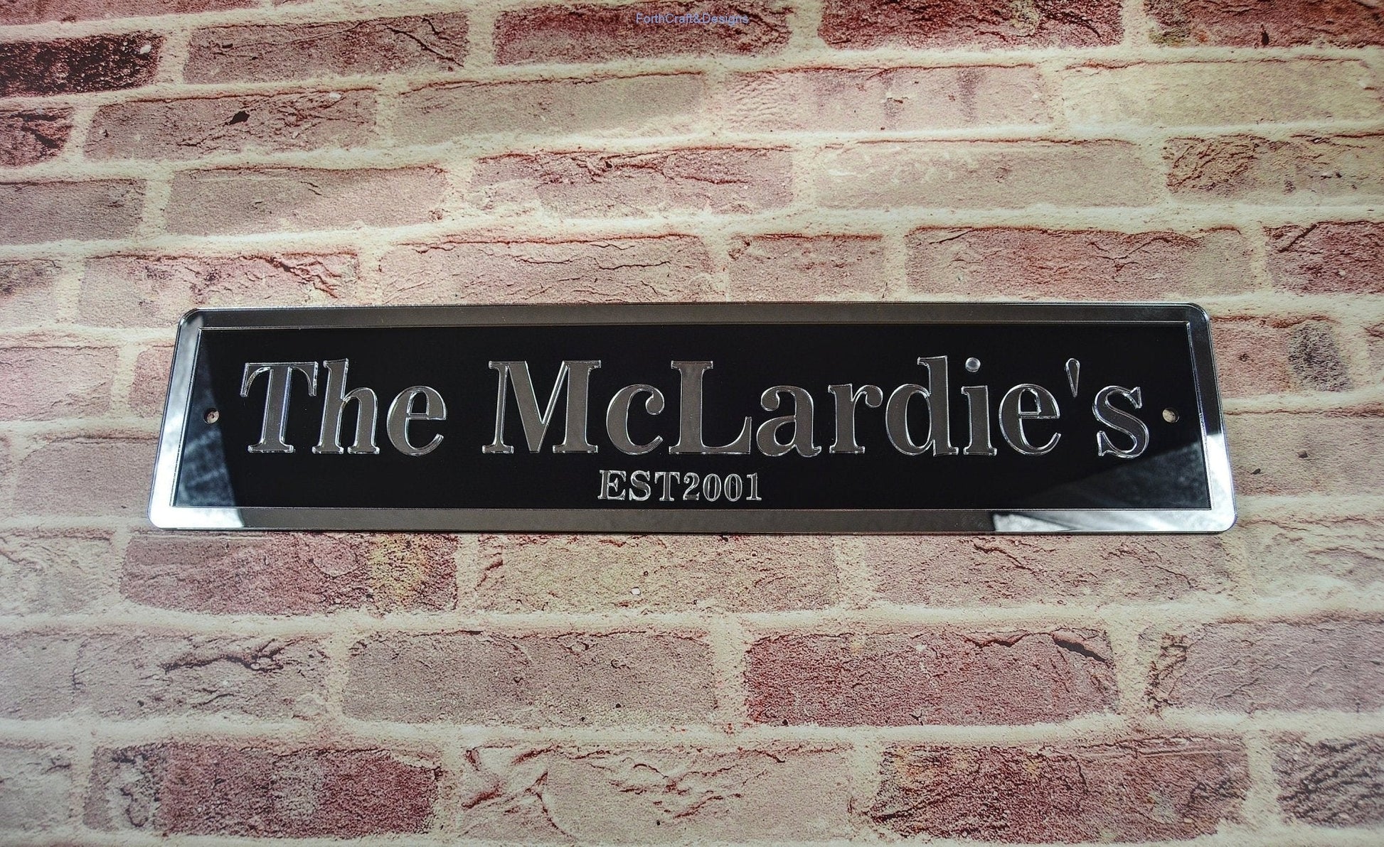 Personalised street sign