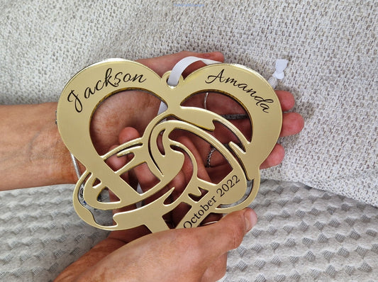 Personalised wedding heart gift-Forth Craft and Designs