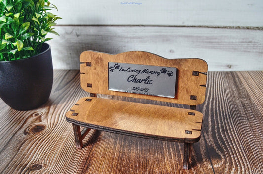 Pet memorial bench gift-Forth Craft and Designs