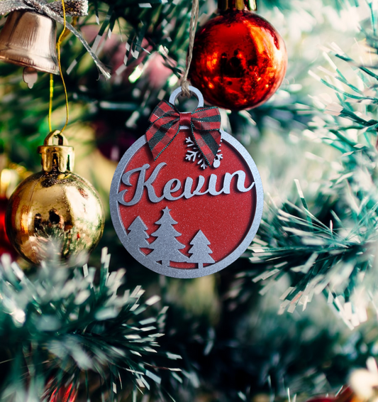 Personalised Christmas bauble