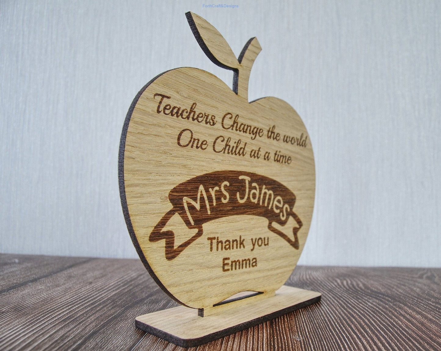 Teacher gift custom desk ornament