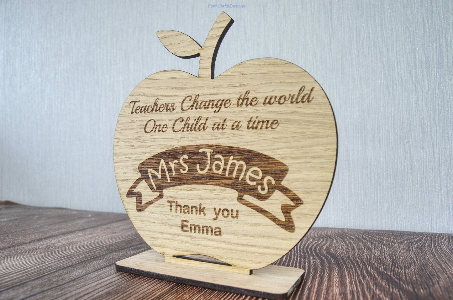 Teacher gift custom desk ornament