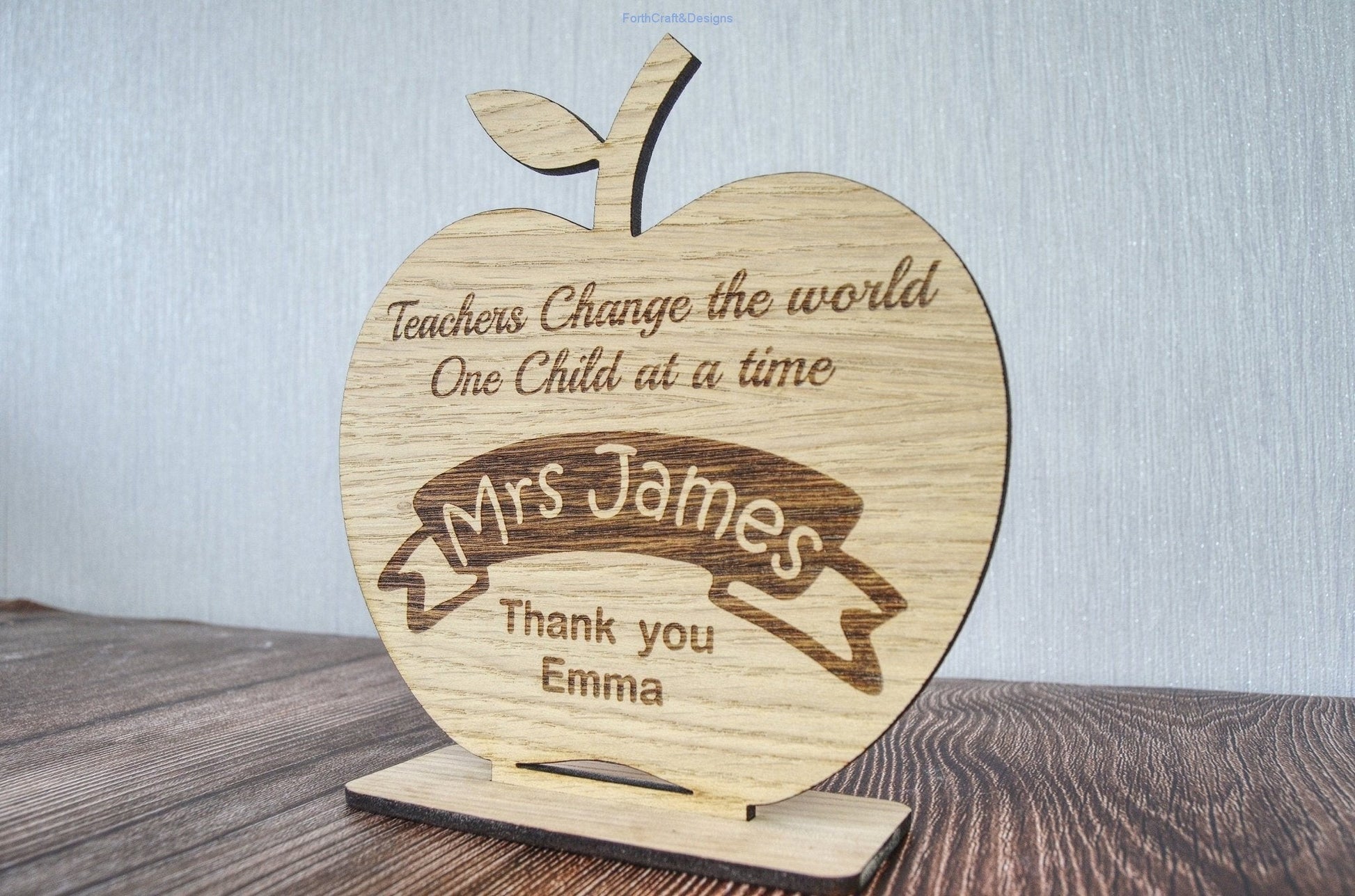 Teacher gift custom desk ornament