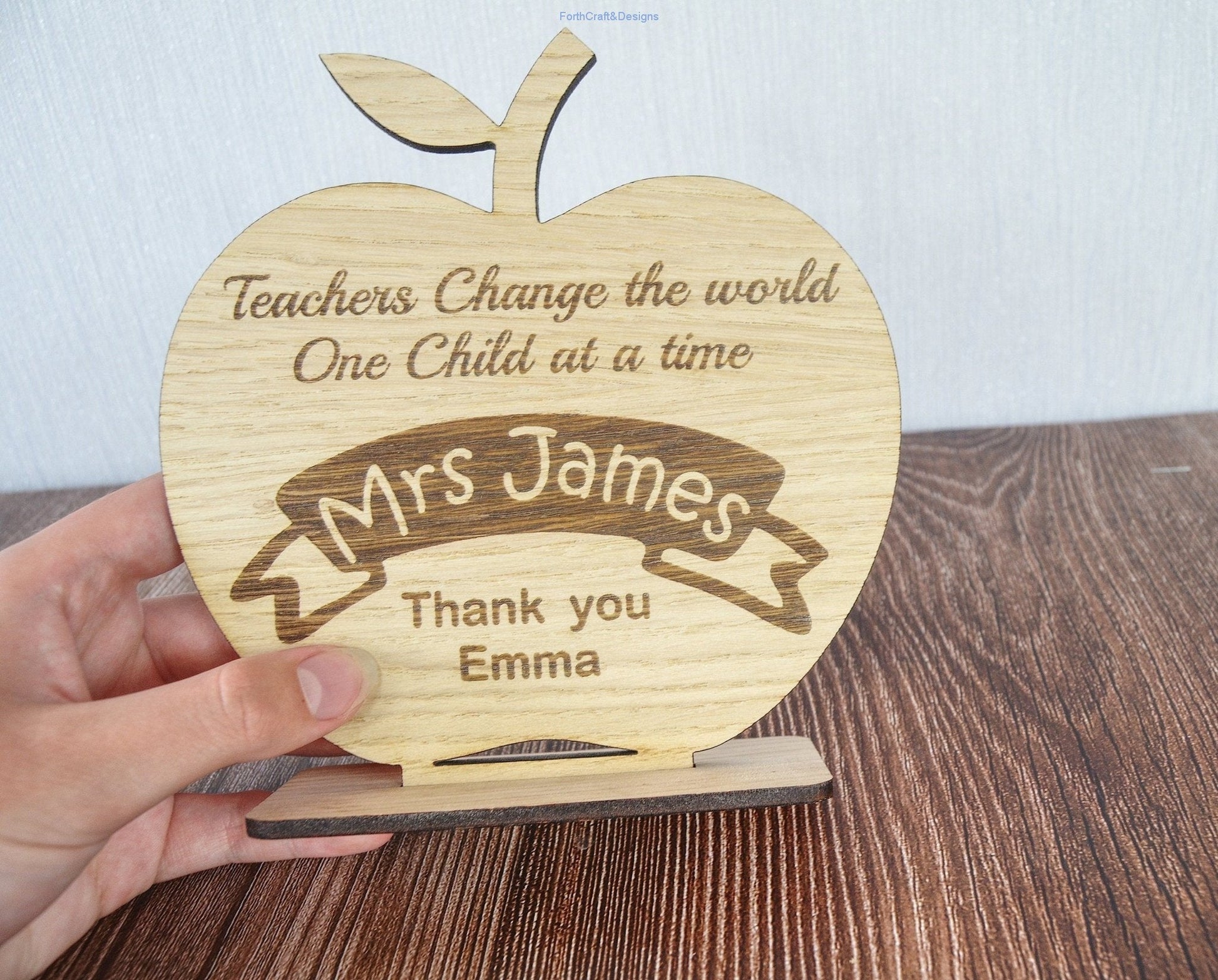 Teacher gift custom desk ornament