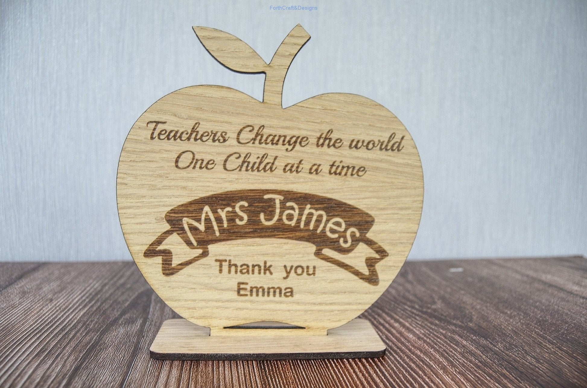 Teacher gift custom desk ornament