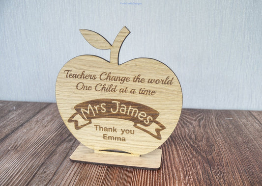 Teacher gift custom desk ornament-Forth Craft and Designs