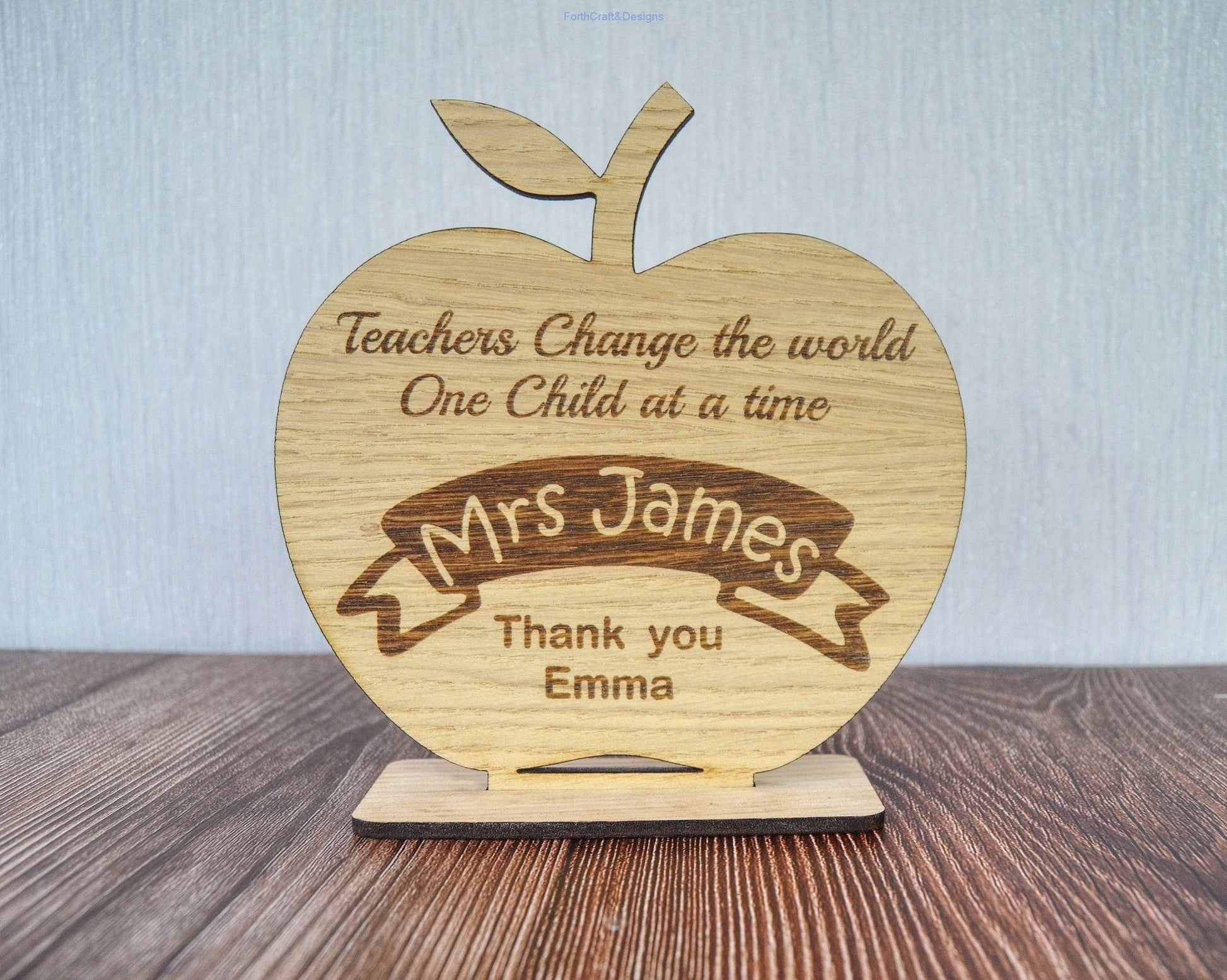 Teacher gift custom desk ornament
