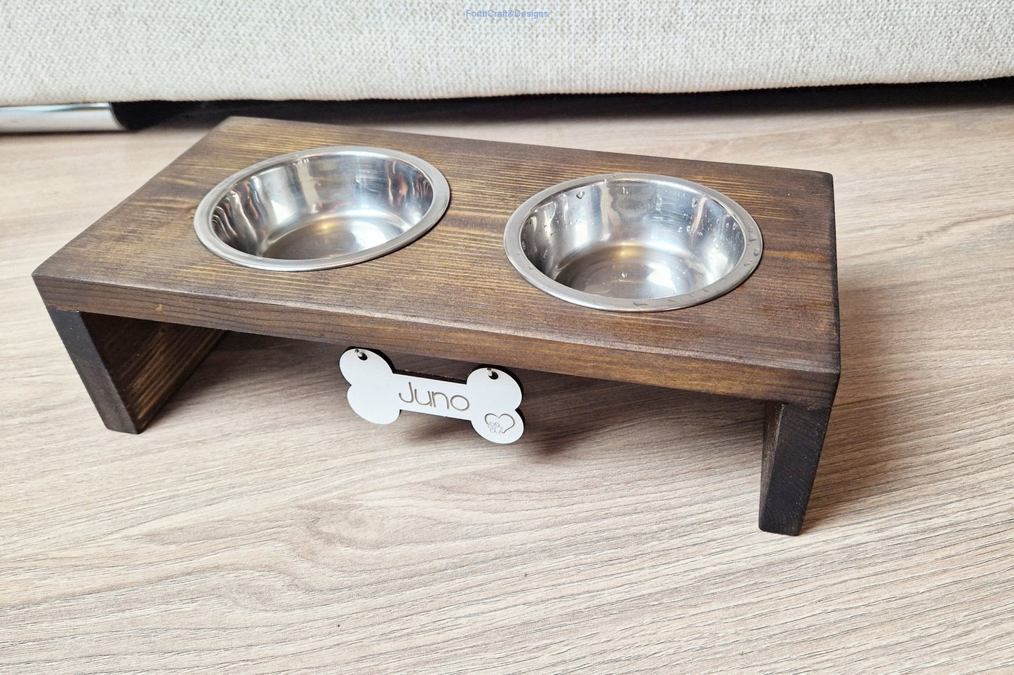 Wooden Dog Leash Hanger, and feeding station bundle.