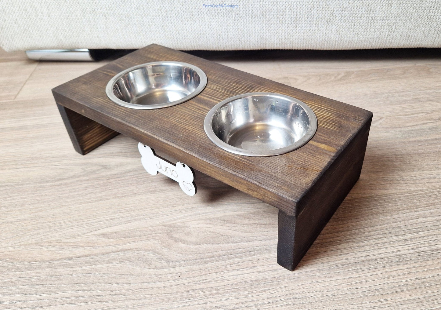 Wooden Dog Leash Hanger, and feeding station bundle.