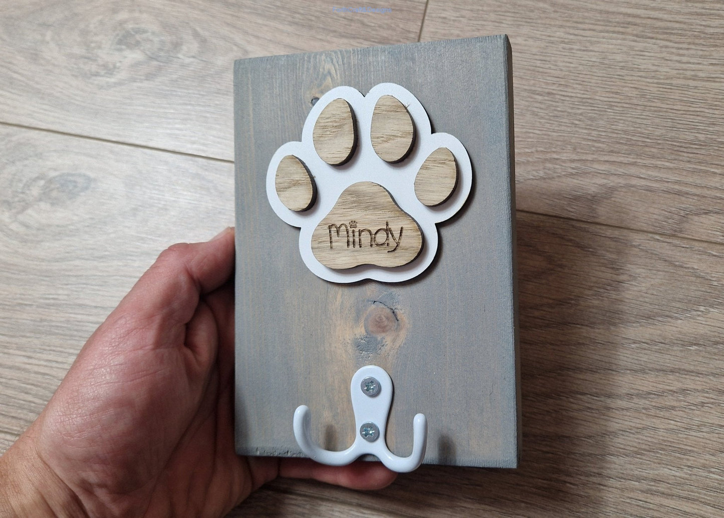 Wooden Dog Leash Hanger, and feeding station bundle.