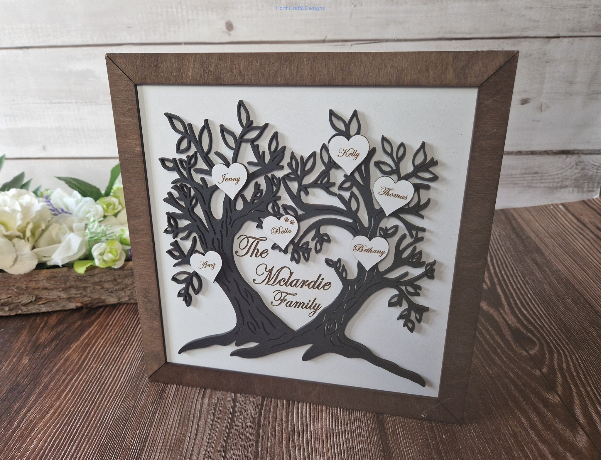 Rustic Family Tree Sign View full details